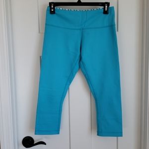 Lululemon Bright Blue Crops